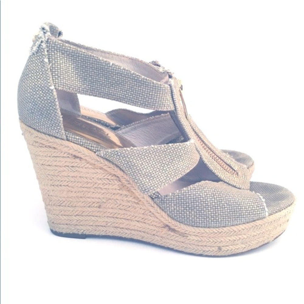 ✨✨[MICHAEL KORS] Espadrilles Wedges w/ zipper✨✨